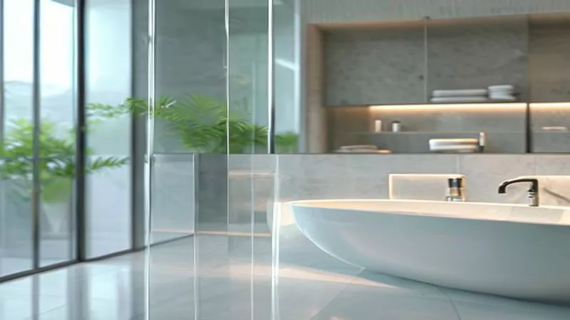 Hình ảnh thiết kế nội thất Vách kính phòng tắm: 5 mẫu thiết kế đẹp và thực tế nhất 2026